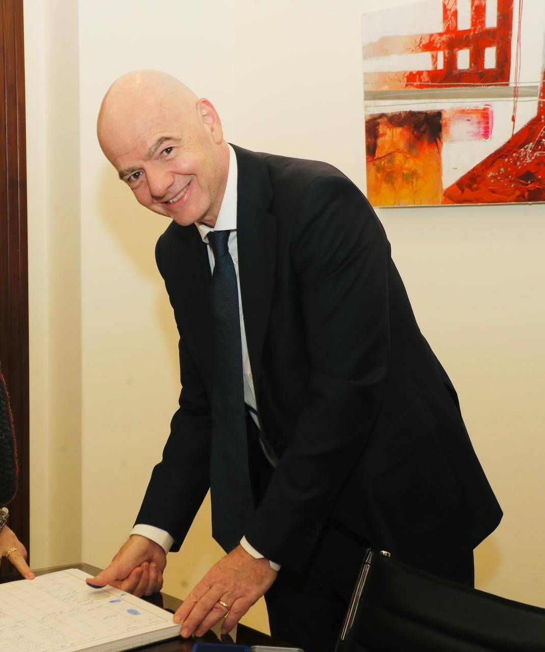 أعرب إنفانتينو عن محبته للبنان واعتزازه بزيارته (الشرق الأوسط)