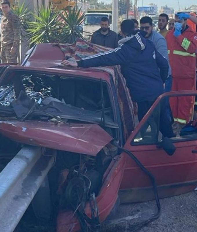 بالصورة: حادث سير مُروّع على أوتوستراد القلمون!