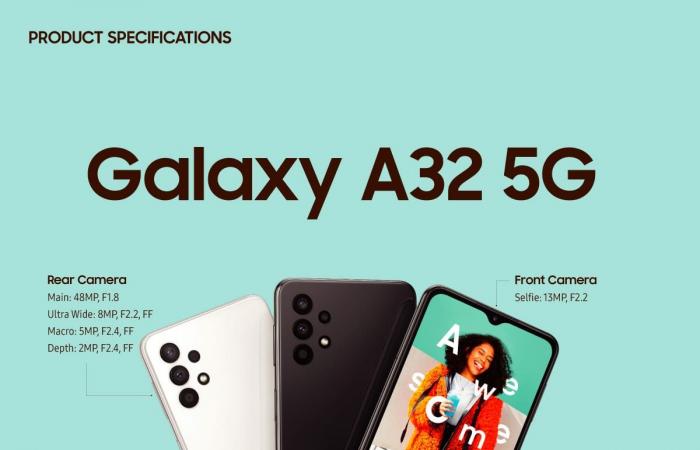 Galaxy A32 5G .. أرخص هاتف 5G من سامسونج