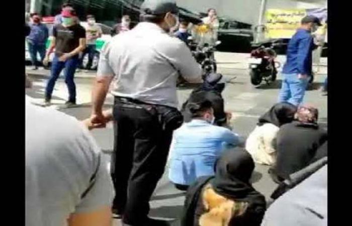 اعتصام أمام بورصة طهران – فيديو وصور