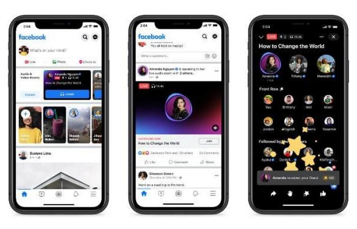 فيسبوك تطلق رسميًا غرف البث الصوتي المباشر