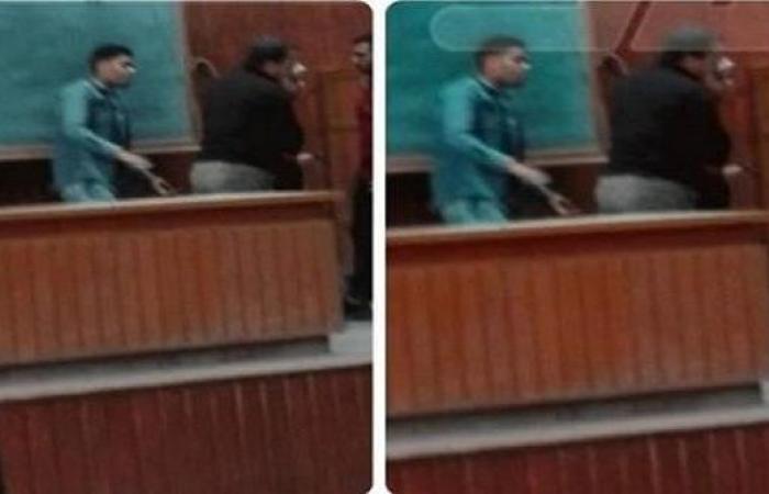 طالبة تهاجم أستاذا جامعيا بسلاح أبيض بالقاعة في مصر
