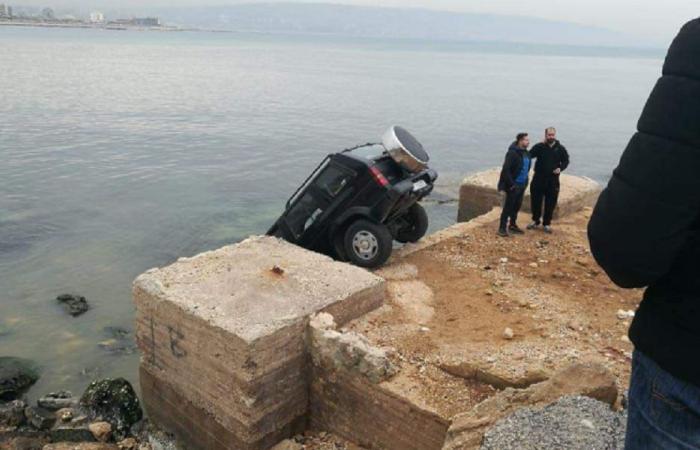 تعطّلت دعسة البنزين… سقوط سيارة في ميناء طرابلس!
