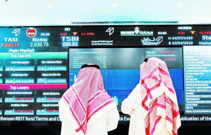 تباين أسواق الأسهم في الخليج وسهم “أرامكو” يهبط