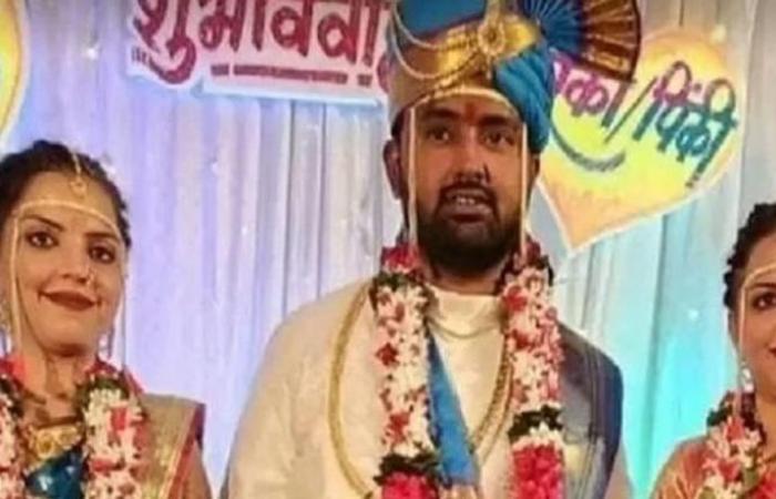 هندي يتزوج أختين في حفل زفاف واحد – صورة