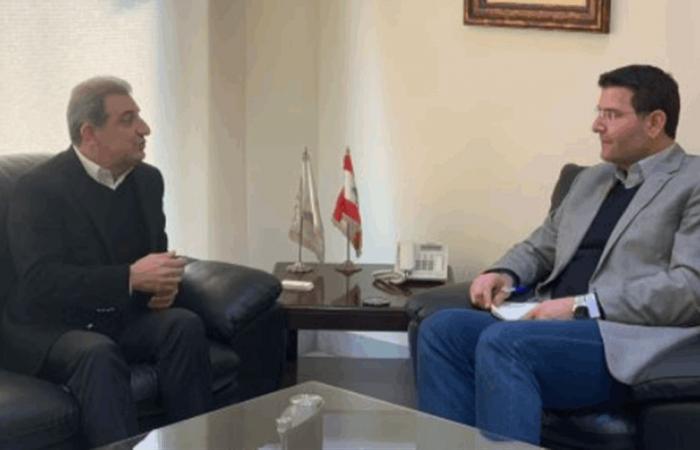 وزير الزراعة عرض مع ابو فاعور ملفات تنموية وزراعية لمنطقة البقاع الغربي