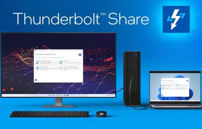 إنتل تكشف عن تقنية Thunderbolt Share