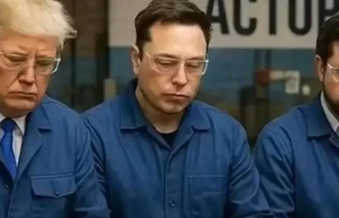 فيديو ساخر ينتشر لدونالد ترامب... شاهدوا ما كان يقوم به مع نائبه وإيلون ماسك