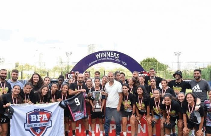 "بيروت فوتبول أكاديمي" يحتفظ بلقب دوري السيدات