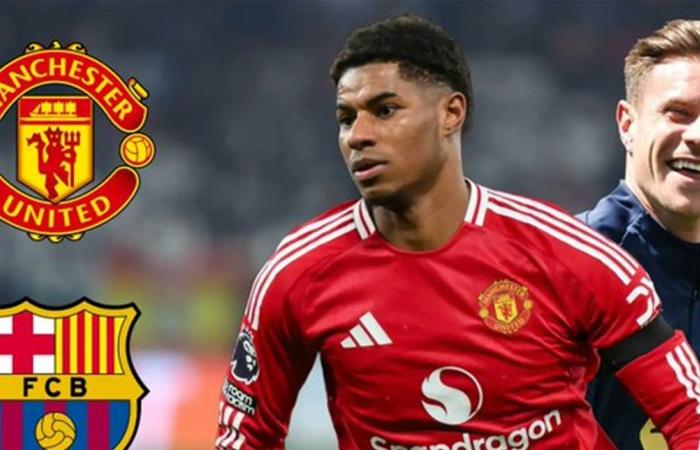 صفقة بين "برشلونة" و"مانشستر يونايتد"... شتيغن مقابل راشفورد