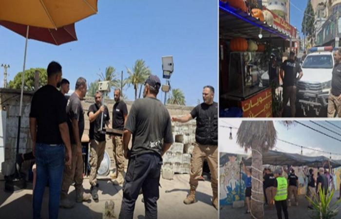 شرطة بلدية صيدا تواصل إزالة التعديات