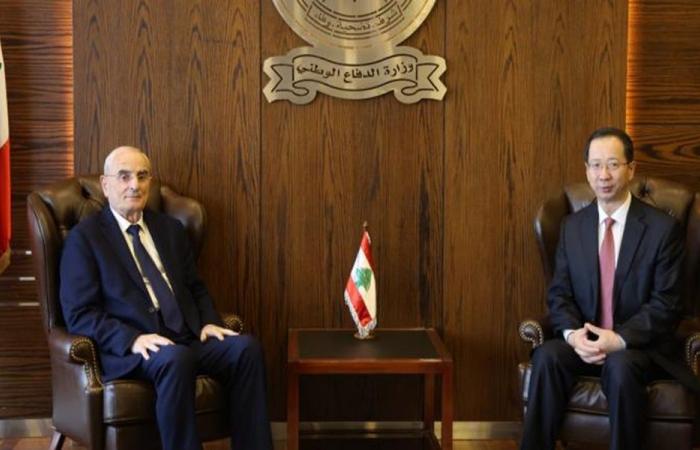 وزير الدفاع: نشكر الصين على ما تقدّمه للبنان