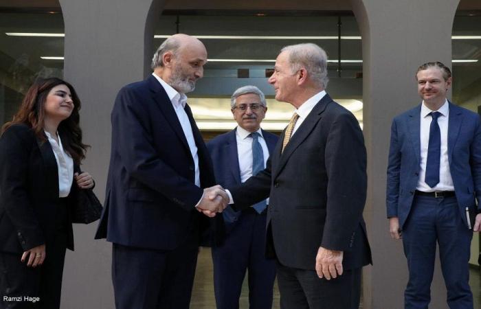 المستجدات السياسية بين جعجع والسفير الأميركي