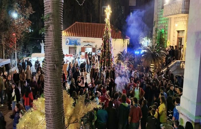إضاءة شجرة الميلاد في كنيسة مار مارون – طرابلس