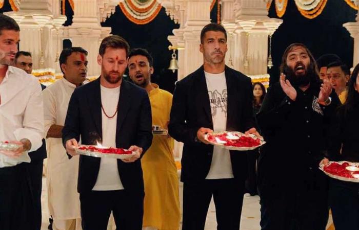 بالفيديو: ميسي يؤدي طقوسًا هندوسية في ختام زيارته التاريخية للهند