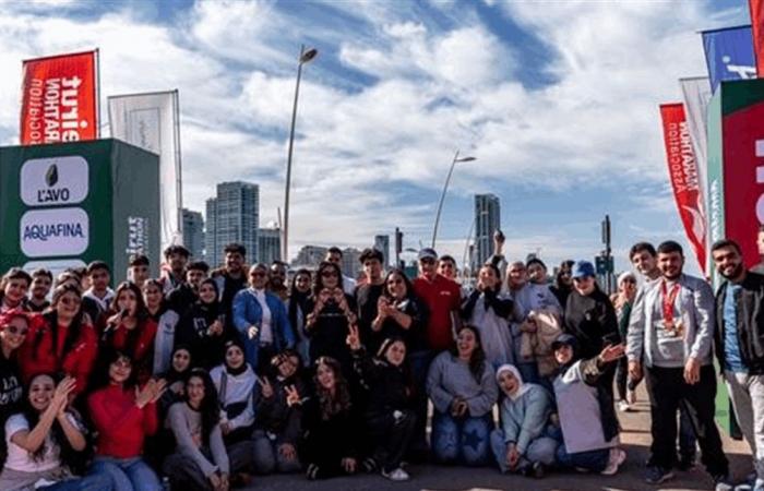 "بيروت ماراتون" نظمت سباق الميلاد 5 كليومترات ركضا