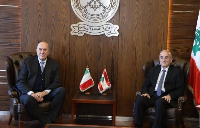 منسى التقى وزير الدفاع الإيطالي: دعم مستمر للجيش