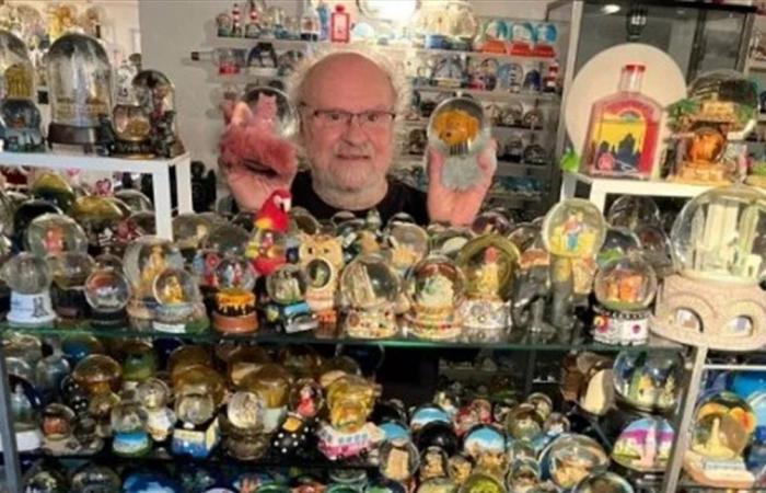 ألماني يدخل موسوعة غينيس بـ11 ألف كرة ثلج زجاجية