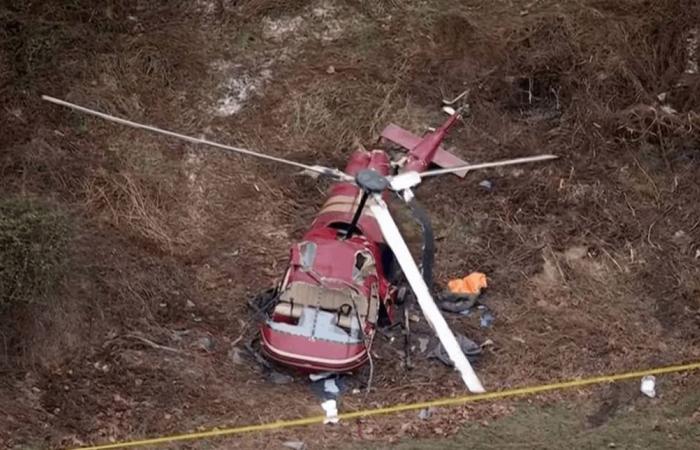 تصادم بين مروحيتين في نيوجيرسي