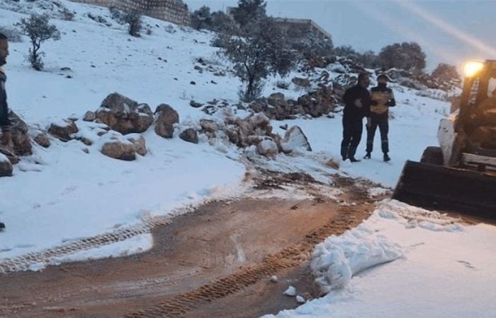 بالصور.. الثلوج تغطي سوريا