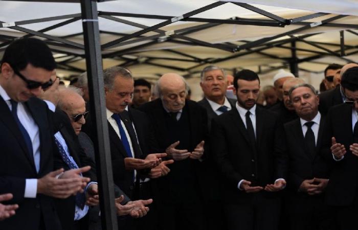 آل أرسلان وآل جنبلاط يشيّعون الأميرة نجوى مجيد أرسلان