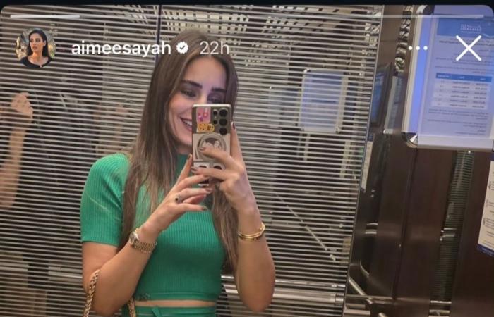 من داخل المصعد… إيميه صياح بعفوية لافتة