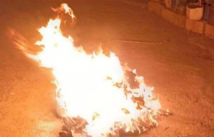 في لبنان.. أحرقت أغراضه وملابسه لأنه تزوج بامرأة ثانية (صور)