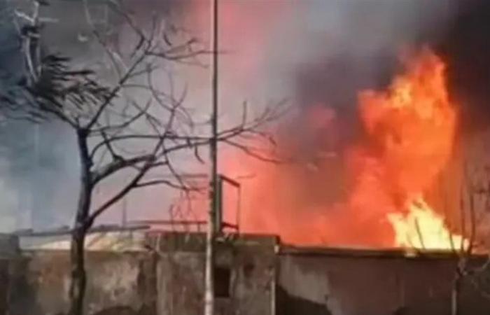 في مصر.. حريق هائل يثير الذعر