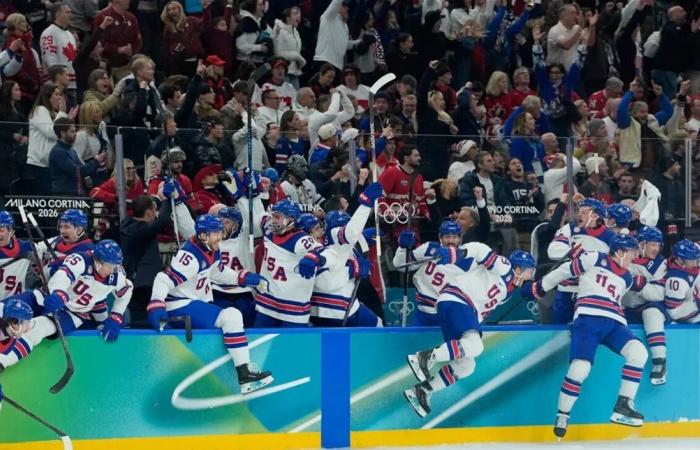 أميركا تهزم كندا وتحرز ذهبية هوكي الجليد