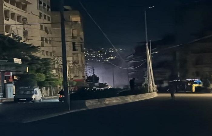 استهداف المبنى المهدد في حارة حريك (فيديو)