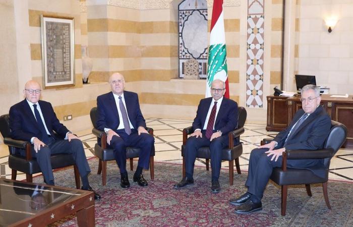 سلام التقى رؤساء الحكومة السابقين.. وهذا ما تم بحثه