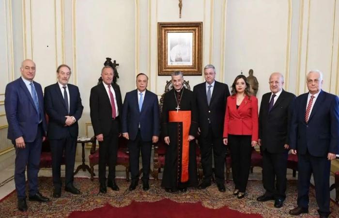 البطريرك الراعي استقبل رئيس الرابطة المارونية