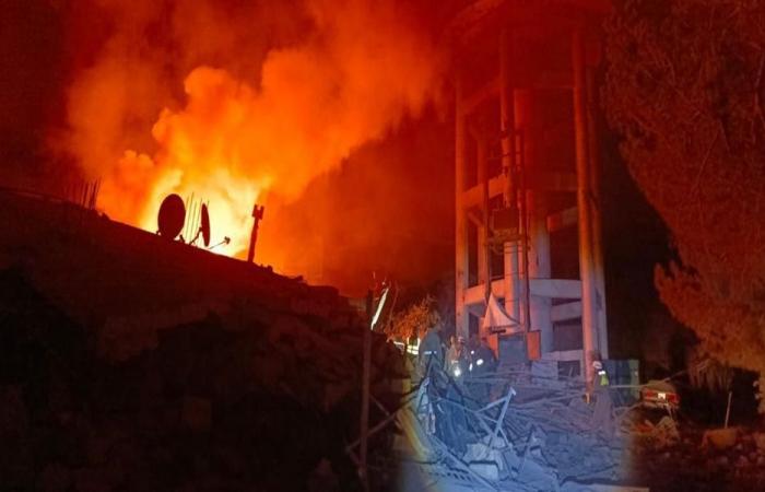 ضحية وجريح جراء غارة على مبنى في الشهابيّة