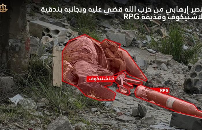 أدرعي ينشر صورة لأحد عناصر “الحزب”