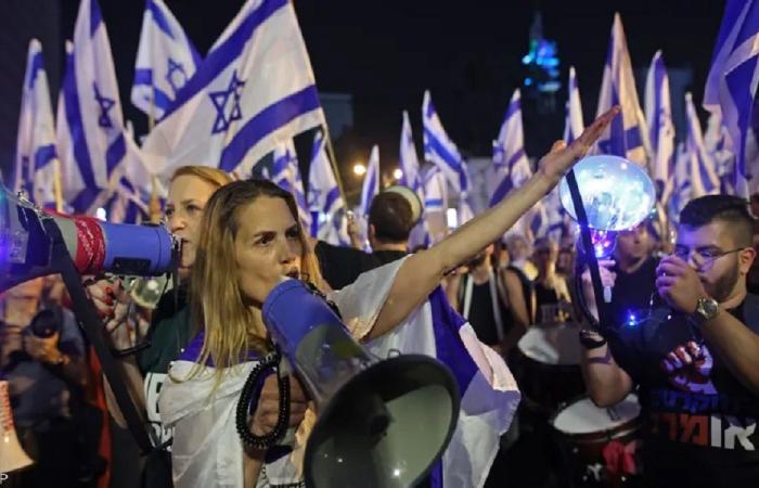 بالفيديو: تظاهرات في إسرائيل رفضًا للحرب