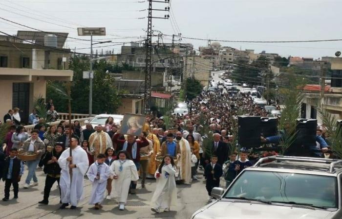 قداديس الفصح والشعانين في جديدة مرجعيون والقليعة