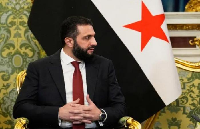 الشيخ محمد بن زايد والشرع يبحثان علاقات البلدين