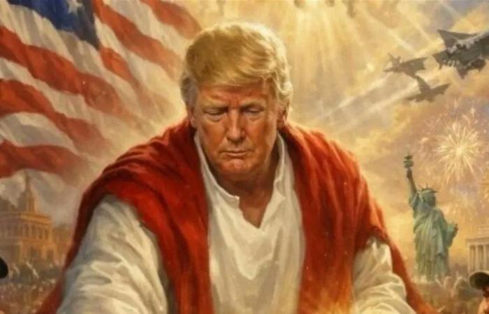 بعد الضجة التي أحدثتها.. ترامب يحذف صورته بالذكاء الاصطناعي ويُبرر