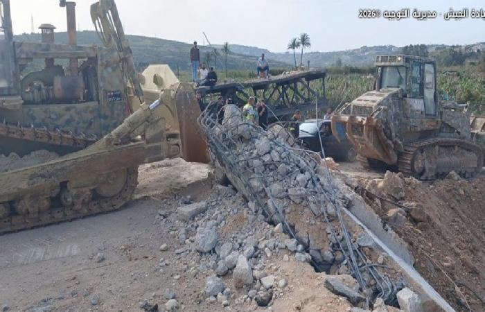 الجيش: نعمل على فتح جسر القاسمية البحري