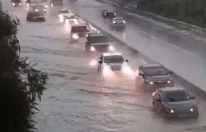 الشمال يغرق في ساعتين