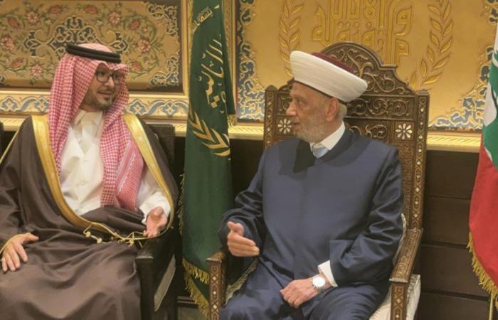 دريان استقبل بخاري: إعادة بناء الدولة هي الطريق الوحيد لإنقاذ لبنان