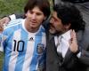 بالفيديو: ميسي يهدي كأس العالم لمارادونا