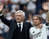 جماهير ريال مدريد تُكرّم مودريتش وأنشيلوتي: شكراً "للأسطورة"